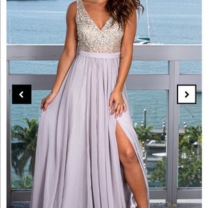 Saved by the dress rhinestone dress